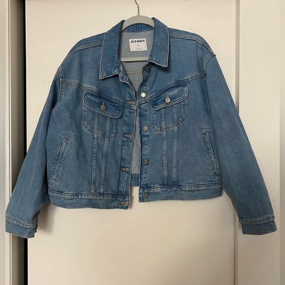 Old NAVY denim Blue Denim jacket XL - Picture 1 of 5